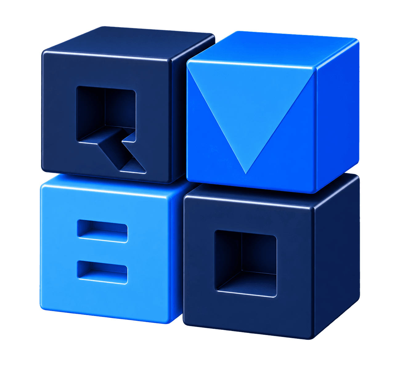Símbolo 3D de QVBO